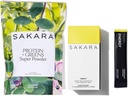 SAKARA Protein + Greens Super Powder & Energy Effervescent - Organic Protein Powder & Greens Powder, Raffineret sukkerfri elektrolytpulver