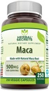 Herbal Secrets Maca 500mg 250 Veggie Kapsler er 124; Non- GMO er 124; Gluten Free er 124; Lavet i USA er 124; Egnet til vegetarer