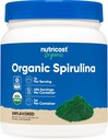 Nutricost Organic Spirulina Powder 454 Bedste, 1LB - Pure, Certified Organic Spirulina