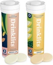 Drinklits Ginger- Lime Hydration & Lemon immunforsvar (2) Tube Combo Pack C124; Great Smag - Daily Electrolytes - Essential Vitamin C124; 20 Servere (10 tabletter Per Tube)