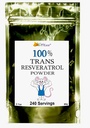 100% Pure Trans Resveratrol Powder 240 Servering 2.1 oz (60 Bedste) 250 mg per Servering