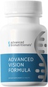 Avancerede Bionutritionals - Advanced Vision Formel Supplement, Sund Vision, Eye Function Support, Eye Vitaminer, Lutein, Zeaxanthin, Vitamin A, C, Zink, Gluten Free, Dairy Free, Vegan (60 tabletter)