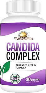 Rise- N- Shine Candida Complex kapsler Støtte til normale Candida niveauer med Oregano, Captac Acid, Reishi svampe og mere 30 Greve
