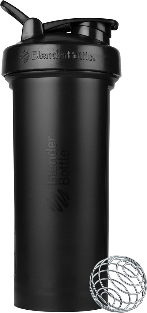 BlenderBottle Classic V2 Shaker Flaske Perfekt til Protein Shakes og Pre Workout, 45-Ounce, Sort