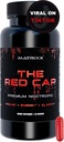 Matrixx Den røde Cap 10- in-1 Nootrop Formelle 124; Natural Focus, Energy, Clarity & Productivity Supplementary 124; Rhodiola, L- Theanine, Citicolin, Lions Mane Limitless Brain Booster Supplement Kapsler