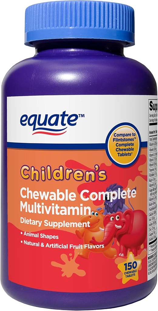 jogi Children 's Chewable Complete Multivitamin Tablets Dietary Supplement, No Gluten or Lactose 150 Count