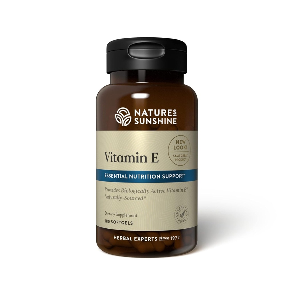 Naturens Sunshine E 100 IE, 180 Softgels