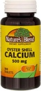 Nature 's Blend Oyster Shell Calcium 500 mg tabletter - 100 ct, pakning med 3 stk.