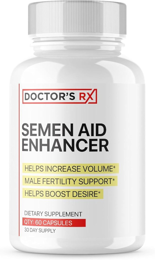 DRX Semen Volume Booster Desire 124; Boost Desire, Mood, Energy, Load Size Desize 124; Maca, Muira Puama + 7 Mere Ultra Dosed Kraftfulde Ingredienser