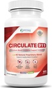 Cirkulere 911 supplement - blodgennemstrømningen støtte naturlige antioxidant & immunforsvar, sundt blodtryk - 60 kapsler