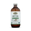 Flora Health MCT Oil Organic Energy Boost, C8 Captain & C10 Capric Acid, Keto, Kosher, Non- GMO Verified, 100% fra Ethically and Sustainable Sourced Coconuts, 17 Fl Oz Liquid, Glass Bottle