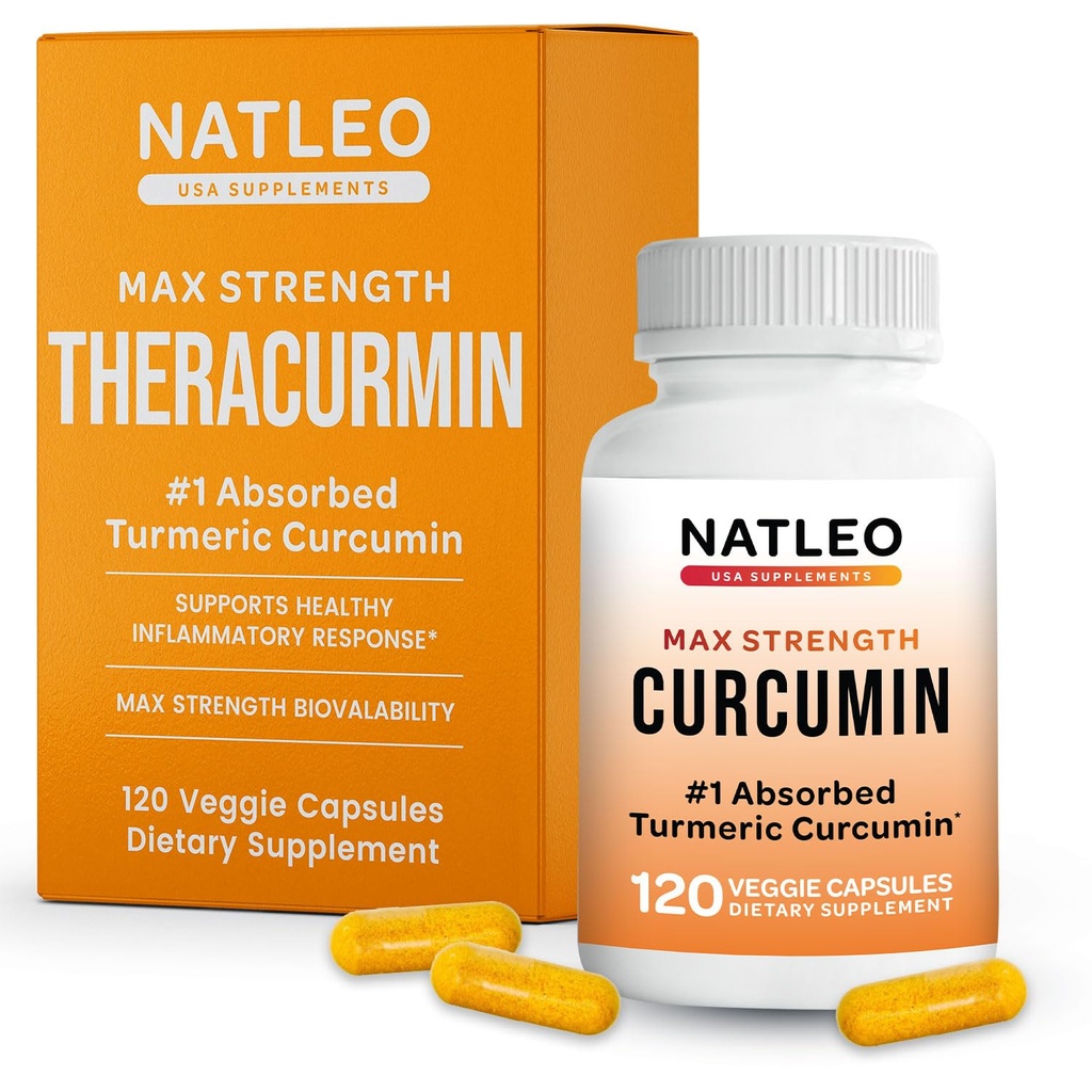 Teracurmin Gurkemeje tillæg, 120 Tæl, Høj Absorption Gurkemeje & Curcumin - Fælles tillæg for mænd og kvinder - 42.6X Mere Biotilgængelighed