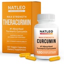 Teracurmin Gurkemeje tillæg, 120 Tæl, Høj Absorption Gurkemeje & Curcumin - Fælles tillæg for mænd og kvinder - 42.6X Mere Biotilgængelighed