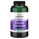 Swanson Calcium Citrate Complex Muskelben Health Support Mineral supplement 300 Kapsler