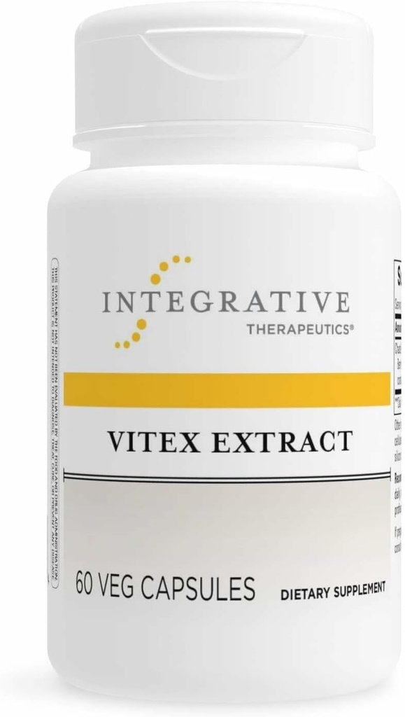Integrative Therapeutics Vitex Extract - Periode pleje supplement til Premenstrual Support * - Menstruelle supplement til kvinder * - Vegan, Gluten- Free & Dairy- Free - 60 kapsler (60 Servere)
