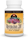 Kilde Naturals Resveratrol, for hjerte og sund aldring * - 200 mg- 60 Vegetariske kapsler