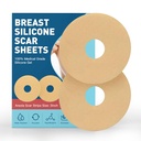 Bryst Silicone Scar Sheets Tape, Silicone Scar Fjernelse ark til Bryst 6 Pack, Bryst Reduktion efter kirurgi for Scars, Bryst Augmentation Post Kirurgi Forsyninger til Scar Behandling