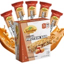 Gluten gratis Protein Bars, 5 Caramel sunde Protein Bars til aktive livsstil, Ideel Protein Bars til måltidserstatning, Perfekt High Protein Bars til muskel Inddrivelse, og Vedvarende energi