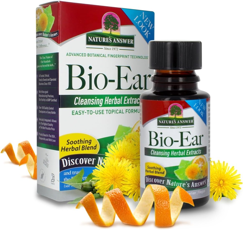 Naturens svar Bio- Øre temaformel, 0,50 - Ounce