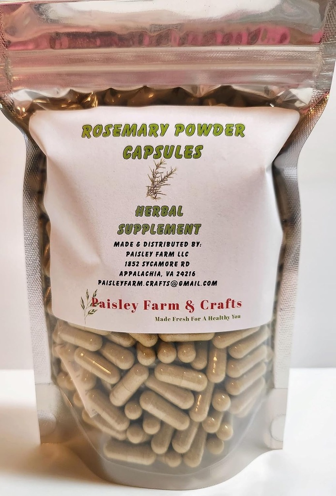 Rosmarin kapsler 300 Ct - Urtetilskud - Made Fresh on Demand