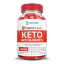 Justified Laboratories Rapid Lean Keto ACV Gummies Advanced Formel 1000MG Rapid Lean Keto Gummies Apple Cider Vinticaria Formuleret med Pomegranate Beet Juice Powder B12 Vegan Non GMO 60 Gummys