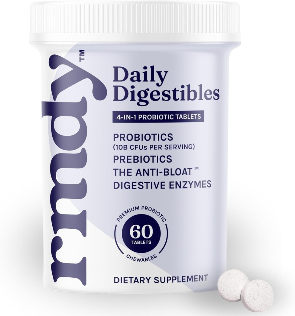 rmdy Obstipation, Bloating, & Gas Relief; Relief fra Diarré, & IBS; 124; Probiotika til fordøjelsessygdomme & Gut; 124; 60 Sugar Free Bloating Relief Tablets