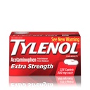 Tylenol Ekstra styrke kapsler med 500 mg Acetaminophen, Pain Reliever & Feber Reducer, 225 ng