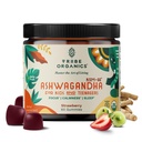 Ashwagandha KSM- 66 Gummies for Kids & Teens - Pure Organic Root Extract Ayurvedic Supplement Gummy - Focus Mood Support Øge energi styrke 600mg af naturlige KSM66 for Superior Absorption