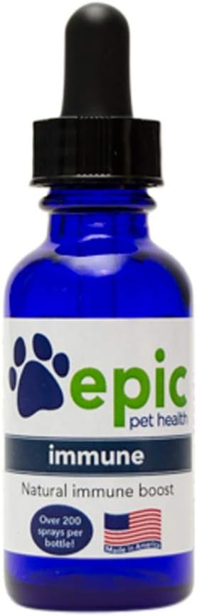 Immun - Alle naturlige flydende spray supplement - fremmer et sundt immunsystem, Hjælper Relieve Allergier - Nutritional Vitamin til katte og hunde