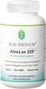 Aloe Lax 225 Natural Herbal Laxative - Let relief for lejlighedsvis obstipation, Gas, & Bloating med 225 mg Natural Aloe Ferox - Understøtter tarmregulering & kolon sundhed - 180 kapsler