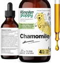 Forever Puppy Kamille tinktur til hunde - Kamille flydende ekstrakt til gas Relief & Gut Cleanse Support - Flydende fordøjelsessygdomme supplement til hunde af alle racer & størrelser - 4 oz
