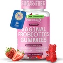 Premium Vaginal Probiotika Gummies - 5 milliarder CFU - pH Balance & Vaginal Health Support - Prebiotika & fordøjelsesenzymer - Understøtter Vaginal Flora & Odor Control- Gær Infektionsbehandling