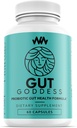 Dame Gut Health Support Supplement 124; Kvinde Probiotisk fordøjelsesmiddel Enzyme Vitamin
