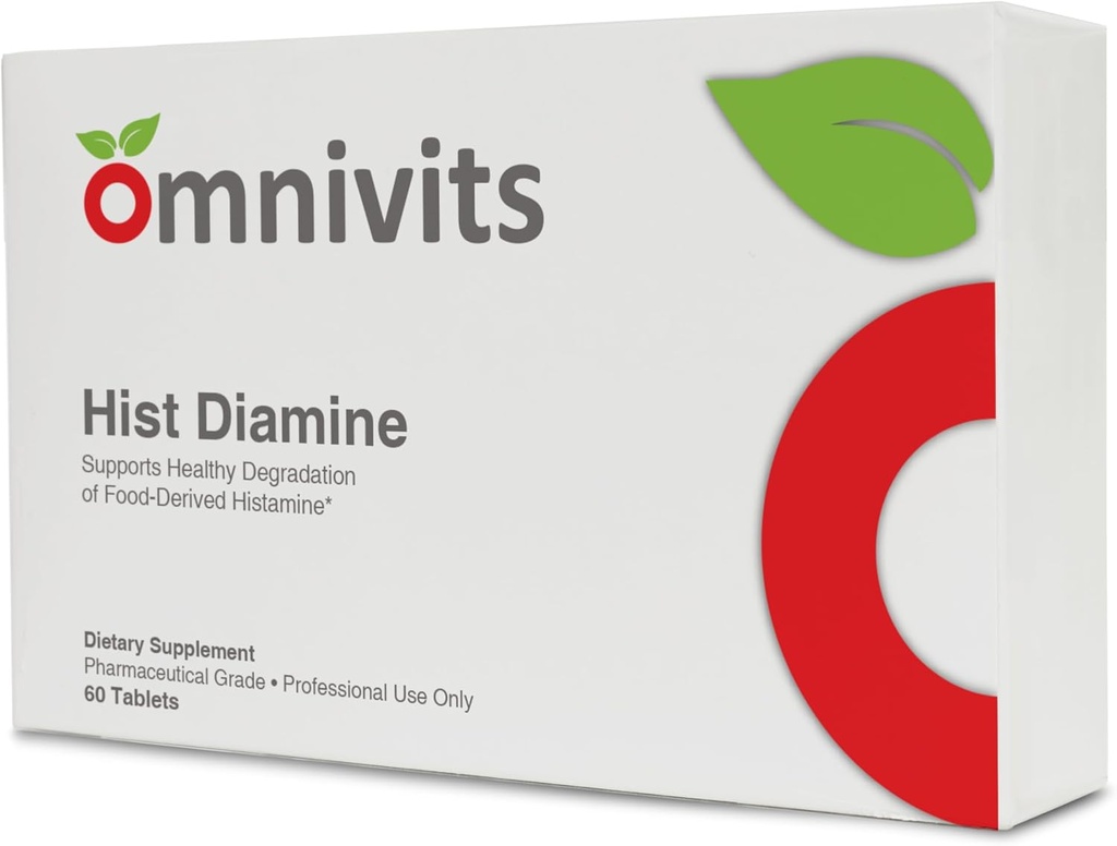 Hist Diamin- 124; Histamin- Blocker 124; Support to Supports Sund Nedbrydning af Fremmed- Derived Histamin- 124; Diamin- oxidase Enzyme Formel 124; 20.000 HDU af DAO - 124; 60 tabletter