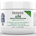 Theraplex AIM - Anti Itch Cream (2 oz) - 1% hydrocortison til Itchy Skin Relief, fugtgivende Cream til Eksem, Seborrheic Dermatitis. I sikkerhed for børn. Letter Itchy Skin med maksimal styrke.