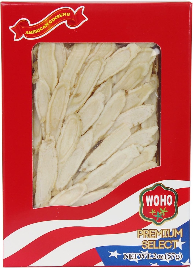 Woho # 126.2 American Ginseng Slice Medium 2oz Box