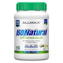 Tombow ALLMAX ISONATURAL Whey Protein Isolate, Vanilla - 2 LB - 27 Bedste Protein Per Scoop - Zero Fat & Sugar - 99% Lactose Free - med Prebiotics - Ingen kunstige flavors - ca. 29 Serveringer