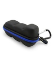 CASEMATIX Astma Inhaler Travel Case med Lanyard og Clip-on Keychain Carabiner, Inkluderer Inhaler Holder Case Kun, Sort