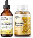 Wild & Organic Mullein Drops 4 oz & immunsupportgummier