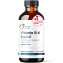 Design til sundhed Vitamin B6 Væske - 50mg B6 med Magnesium Chelat + Zink supplement - Absorber Nemt + Great Tasting Raspberry Flavor (24 Servere / 4 Fl Oz)