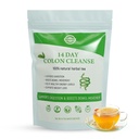 Laicuherb Organic 14 Day Colon Cleanse Tea for Body Cleanse & Detox, Natural Colon Detox Tea med Herbal Blend til mænd og kvinder fordøjelsessygdomme & Gut Cleanse, Koffein fri