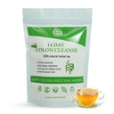 Laicuherb Organic 14 Day Colon Cleanse Tea for Body Cleanse & Detox, Natural Colon Detox Tea with Herbal Blend for Men & Women Digestive Health & Gental Gut Cleanse, Caffeine Free