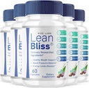 (5 Pack) Lean Bliss Vægttab piller, Lean Bliss Fat Burning Formel, LeanBliss Advanced Metabolisme Kapsler For Natural Weight Management & Blood Support, LeanBliss Kosttilskud (300 Kapsler)
