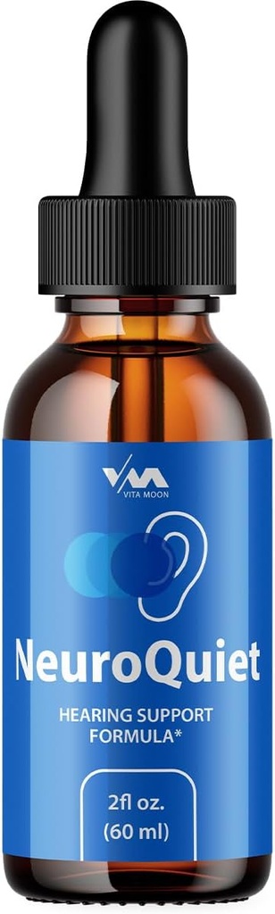 (1 pakke) Neuroquiet dråber - Neuro stille avanceret formel hørelse støtte, kognitiv sundhed, og samlet wellness, 1 måned Tilgang