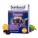 Sambucol Black Elderberry Throat Lozenge - with Black Elderbrry, Vitamin C, Zinc & Honey, Soothes Scratchy Throats, High Antioxidants, Gluten-Free - 20 Count