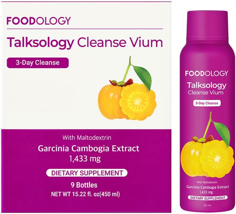 LEVNEDSMIDLER Talksologi Cleanse Vium (3 dage) - Garcinia Cambogia Skud med Vitamin