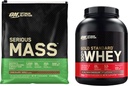 Optimum Nutrition Alvorlig Mass Weight Gainer Protein Powder & Gold Standard 100% Whey Protein Powder, Double Rich Chocolate, 5 Pound (Packaging May Vary)
