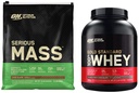 Optimum Nutrition Alvorlig Mass Weight Gainer Protein Powder & Gold Standard 100% Whey Protein Powder, Double Rich Chocolate, 5 Pound (Packaging May Vary)