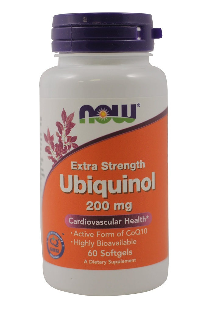 Now Foods Ubiquinol - 200 mg - 60 Softgels