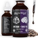 Organic Lion 's Mane + Turkey Tail Tincture Mea124; Fremstillet med svampe dyrket på vores gård i USA Mea124; Dual Extract Mea124; Ekstra- koncentreret (4 fl oz)